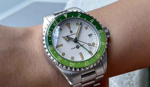 The Gnomon Exclusive Steinhart Ocean 39 GMT in “Melon” Colorway