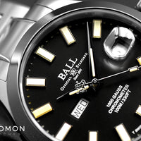 Engineer III Marvelight Chronometer Day-Date Black - Ltd Ed 1000pcs Ref. NM9036C-S1C-BKR