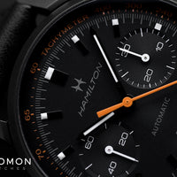 American Classic Intra-matic Auto Chrono Blackout Orange Ref. H38446732