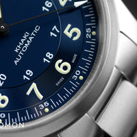 Khaki Field Titanium Auto 42 Blue - Bracelet Ref. H70545140