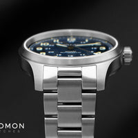 Khaki Field Titanium Auto 42 Blue - Bracelet Ref. H70545140