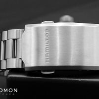 Khaki Field Titanium Auto 42 Blue - Bracelet Ref. H70545140