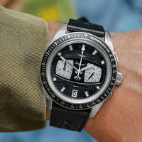 Rallygraf Meca-Quartz II Reverse Panda - Leather